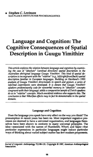 language-cognition - Maxime Bichon